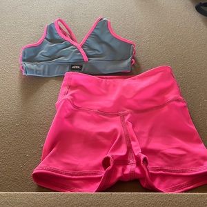 Tiger Friday hot pink and gray dance outfit